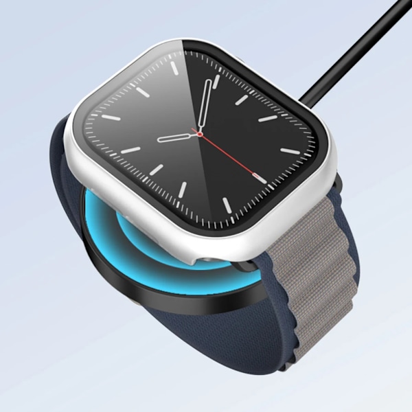 Härdat Glas + Skal För Apple Watch 10 42mm 46mm Matt Hård PC Bumper Skärmskydd Fodral iWatch serie 10 42/46 Tillbehör Transparent Series 10 46MM