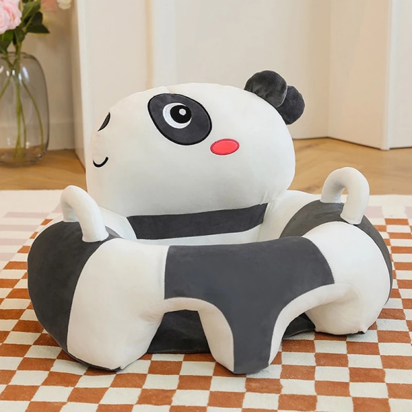 1 st Baby Stöd Cover Baby plyschstol Lär sig sitta Bekvämt toddler Nest Puff Tvättbar utan fyllmedel panda