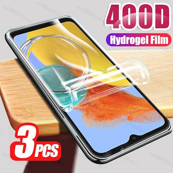 3 st Hydrogel Film Full Cover För Samsung Galaxy S23 S10 S20 S21 S22 S24 Ultra Plus FE A14 A23 A34 A54 Skärmskydd Samsung S20 Plus Hydrogel Film