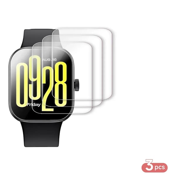 1-5 st Hydrogelfilm för Xiaomi Redmi Watch 5 Smartwatch Tillbehör Böjd Mjukt Skärmskydd Watch 5 Ej Glas 3PCS For Redmi Watch 5