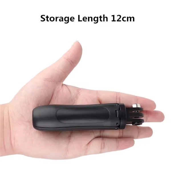 FANGTUOSI Utdragbar Selfiestick Portabel Vlog Tripod Stativ Mini Handgrepp För  13 12 11 10 9 Insta360 X4 X3 DJI Action 5 Pro 4 With screws