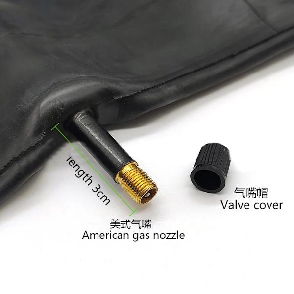 2023 Ny Cykel Inner Tube 20*4 Inch Wided Gummi Reserv Tube För Snöskotrar ATV Svart Däck Cykeldelar Tillbehör Partihandel