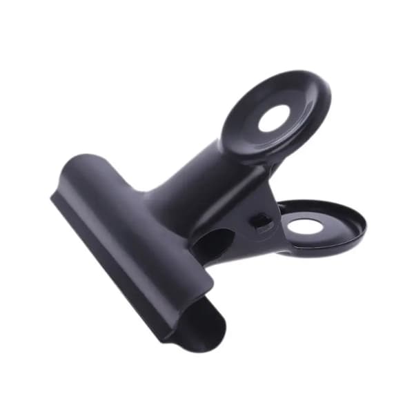 5 St Brevklämmor Rostfritt Stål Svart Metall Papper Fil Bindemedel Klipp St 31mm