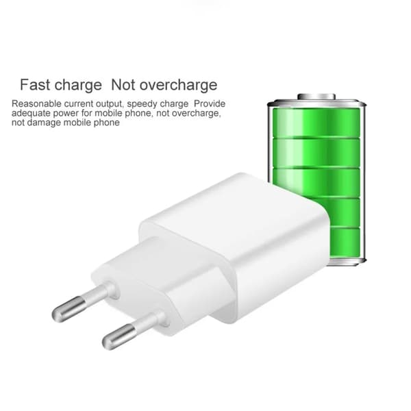 Laddare för Xiaomi Redmi 5V 2A EU Typ-C Micro USB Kabel Telefonladdare för Redmi Note 11 10 9 3 4 6 7 8 8T Pro 4X 5 5S EU Plug Micro Cable