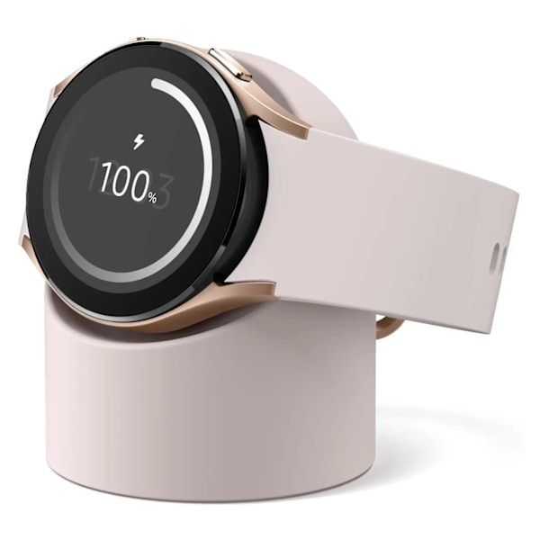 Kompatibel med För Samsung Galaxy Watch 7 4 3 6 5 Laddningsställ 40 44 46mm Galaxy Watch3 4 6 5 Pro 7 Laddare silikonställ 45mm P1 Watch 5 5Pro 6 7