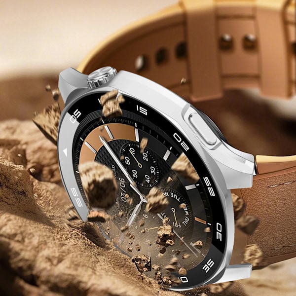 PC + Härdat Glas Skal För Huawei Watch GT5 46mm 41mm Fulltäckande Skärmskydd Stötfångare för Huawei Watch GT 5 Skalskydd black Huawei GT5 46mm