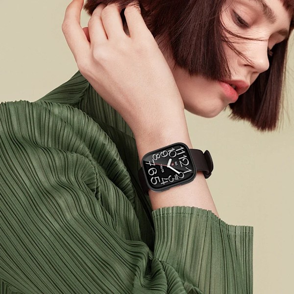 PC+Glas för Amazfit Bip 5 Unity Skal Smart Klocka Skärmskydd Heltäckande Skyddande Stötfångare för Amazfit Bip 5 Unity Ivory White Amazfit Bip 5 Unity