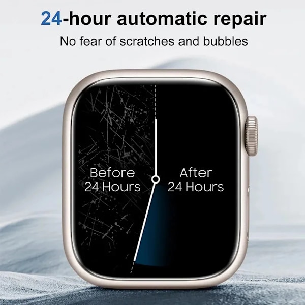 Skärmskydd för Apple Watch 46mm 45mm 41mm 44mm 40mm 42mm 38mm 49mm Klar Hydrogel Film iWatch Series Ultra 10 9 8 7 6 SE 3 Series 789 41MM 5PCS