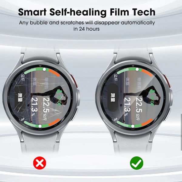 1-10 st Hydrogel-filmer för Samsung Galaxy Watch 6 40/43/44/47mm Smartwatch Tillbehör HD Klar Mjuk TPU Skärmskydd Watch 6 43mm 3PCS