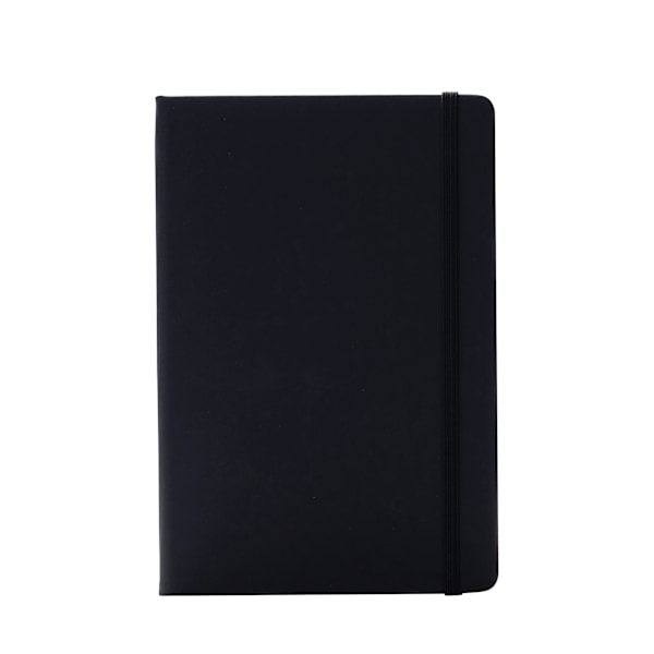 160 Sida, A5/A6 Business Strap Notebook Student Stationery Anteckningar Handkonto Bok Sub Hand Account Bok Black A5