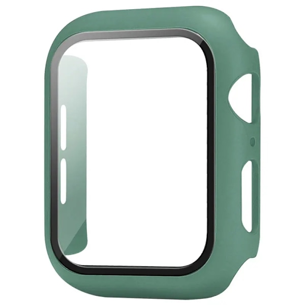 Skärmskyddsfodral i härdat glas för Apple Watch Series 9 Ultra 8 7 6 5 4 3 2 1 SE 49MM 45MM 41MM 40MM 44MM 42MM 49 MM Pine green 5 41MM