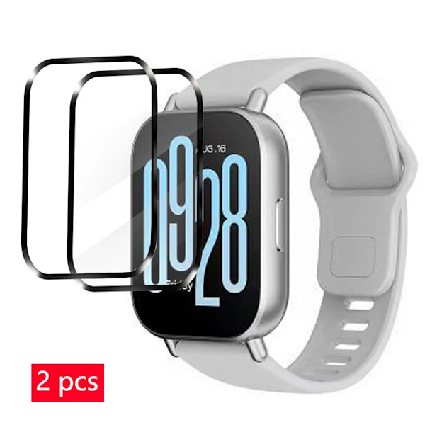 Skärmskydd för Xiaomi Redmi Watch 5 Active/Lite Tillbehör Mjuk TPU HD Klar Anti-Rep Film för Redmi Watch 4/3 active 2 Pcs Redmi Watch 3 Active