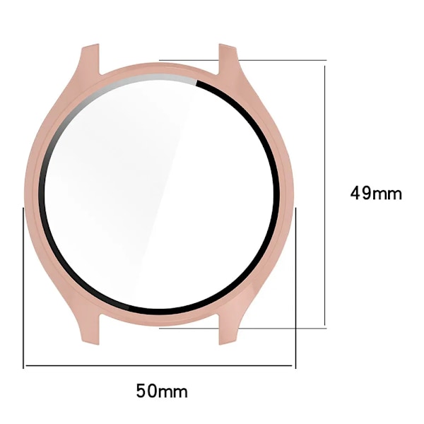 PC Skyddsfodral för Xiaomi Watch 2 Smartwatch Stöttåligt Fullskärmsskydd Skal /Med Härdat Glas clear