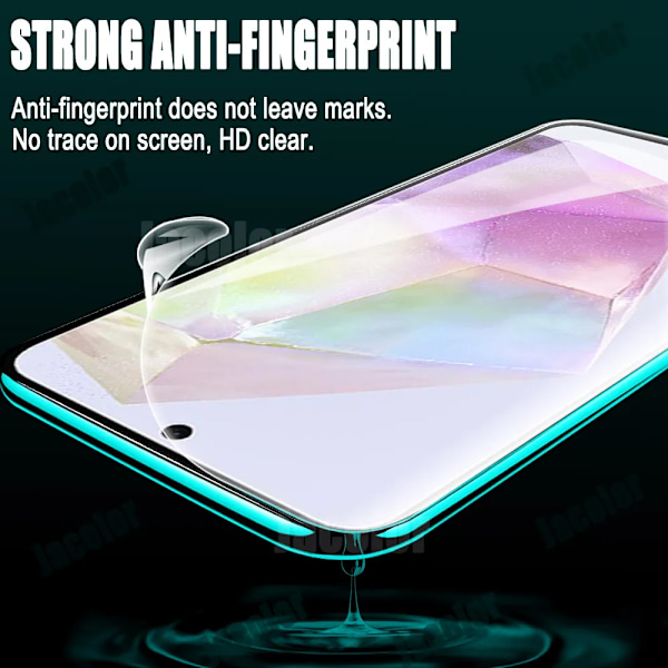1-3 st Hydrogel Film för Samsung Galaxy A15 5G A55 A35 A25 A05 A05s Kameralins Glas Galaxi A 55 35 25 15 05 Vatten Gel Skärmskydd 2 in 1 For Samsung A15 5G