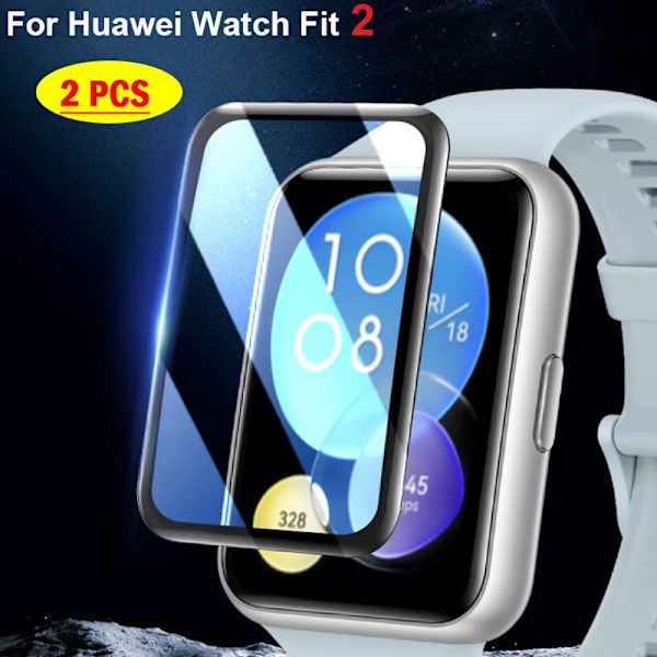 Mjukt Glas För Huawei Watch Fit 3 Skärmskydd Smartwatch 9D Full Film Anti-Repor Härdat Skärmskydd huawei watch fit2 Böjd huawei fit3-1 pcs