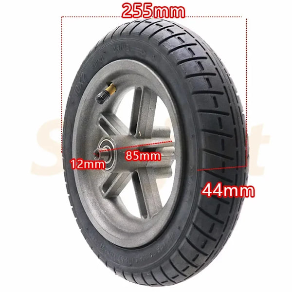 10x2 10 tums elektriska skoterhjul Däck 10X2-6.1 Ytterdäck Innerslang för Xiaomi Mijia M365 Pro Pro2 1S Tillbehör 10*2-6.1 XUANCHENG Set x2