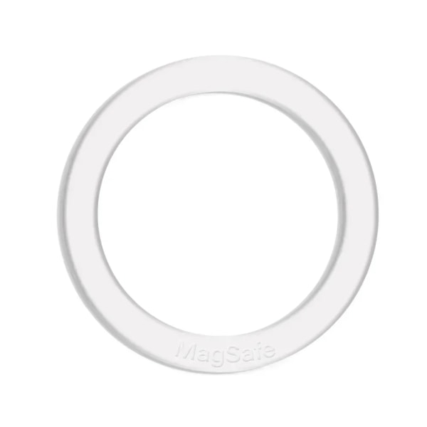 Självhäftande flytande silikonringklistermärke Magnetisk ringcirkelfäste för Magsafe Magnet Trådlös laddning för Apple IPhone Silicone A-1PCS