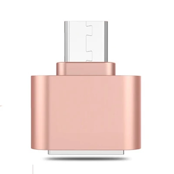 Omvandlare av USB OTG-anslutning av typ C mâle mot USB 3.0 femelle, adapter för Macbook Samsung S20, diskblixt Rose Gold