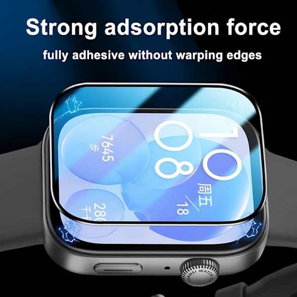 Mjukt Glas För Huawei Watch Fit 3 Skärmskydd Smartwatch 9D Full Film Anti-Repor Härdat Skärmskydd huawei watch fit2 Böjd huawei fit3-1 pcs