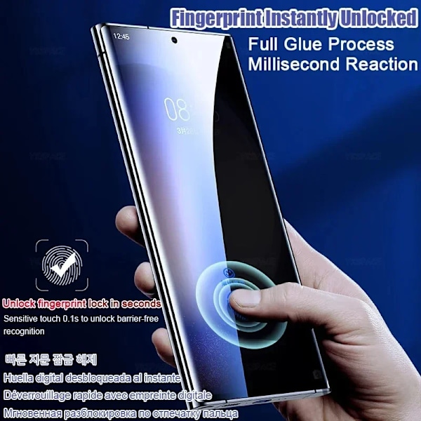 2 st Anti-Spion Hydrogel Film Skärmskydd För Samsung Galaxy S9 S10 S20 FE S21 Plus S22 S23 24 Ultra Note 10 20 Sekretessfilm For Samsung S10 Plus Anti Peeping