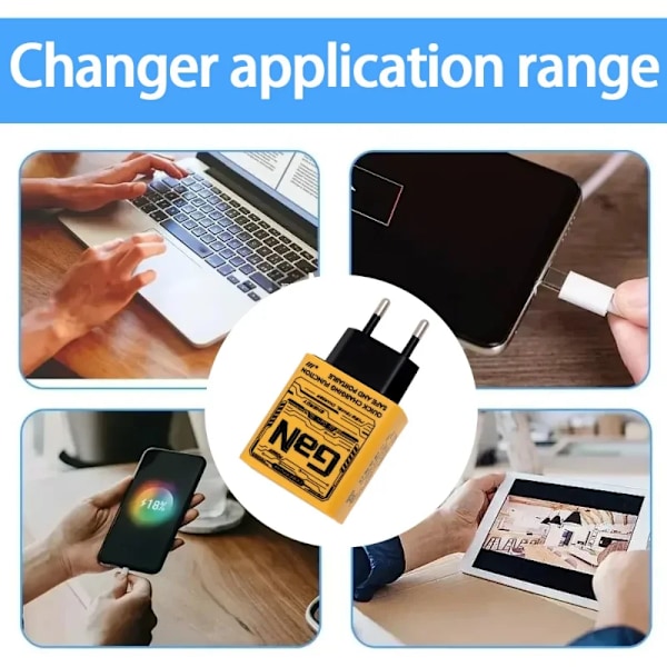 Xiaomi 145W Ultra Snabb Laddning 3-Portars PD USB Mobilladdare EU US UK För iPhone Samsung Huawei NY 1M C to C Cable