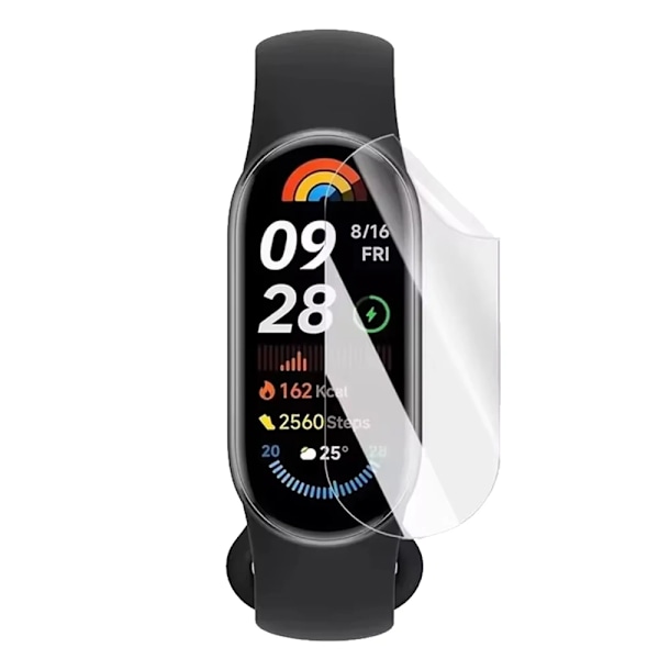 Flexibla TPU Skärmskydd för Xiaomi Mi Band 9 Mjukt Anti-repa Hydrogel Film för Xiaomi Band Mi Band 9 Tillbehör for Mi Band 9 3PCS