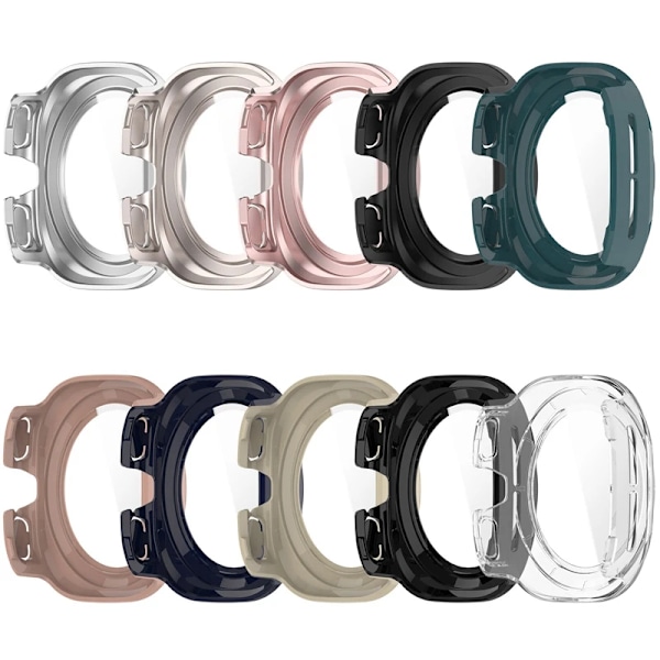 PC-fodral Glas För Samsung Galaxy Watch 7 Ultra 47MM Smart Skärmskydd Hårt PC Skyddande Fodral Klocka 7 Ultra Stötfångarskal Ivory White Watch 7 Ultra 47mm