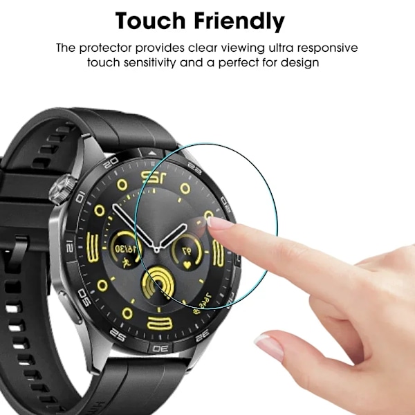 5 ST Skärmskydd för Huawei Watch GT 5 4 3 2 Pro 41mm 42mm 46MM Klocka Härdat Glas Skyddsfilm för GT4 GT5 Pro 46mm GT 3 46mm 5Pcs