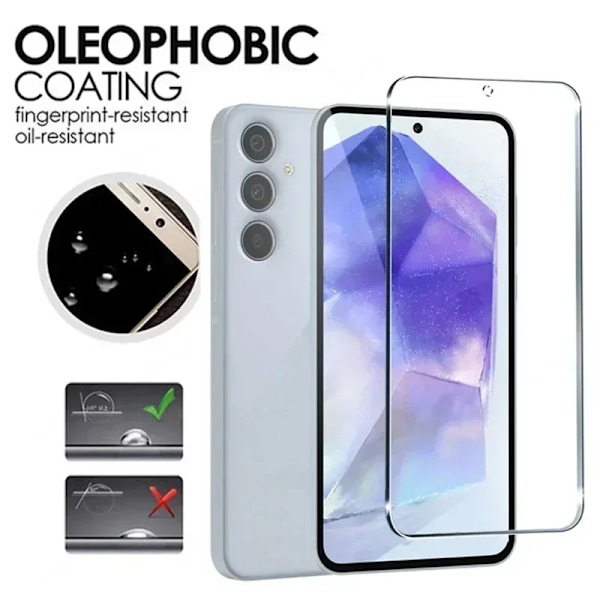 5-pack Skärmskydd för Samsung A55 A15 A54 A34 A13 A14 A53 A52 A12 A33 A52S A32 A35 A71 A72 A51 A22 S10E S20FE Härdat Glas For Samsung A52S 5G 5 Pieces
