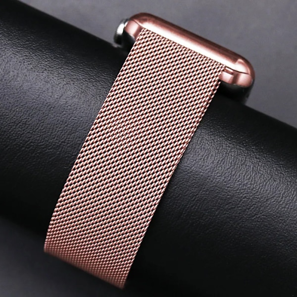 Milanese Loop Armband för Apple Watch Band 44mm 40mm 45mm 41mm 49mm 46 42mm correas armband iWatch serie 3 6 se 7 8 9 ultra 2 10 space gray S10-46 42 44 45 49mm