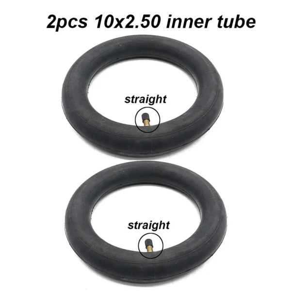 10x2/2,125 10x2,50 innerslang för 10x2 255x80 10x3,0 80/65-6 däck 10 tums elskoter Balanscykeldäck 2pcs 10x2.50 S