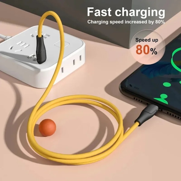65W 3 Portar GaN Mobiltelefonladdare USB C PD QC3.0 Snabbladdning Mobiltelefonladdare Dubbel Typ C Datakabel för iPhone Laptop EU Set