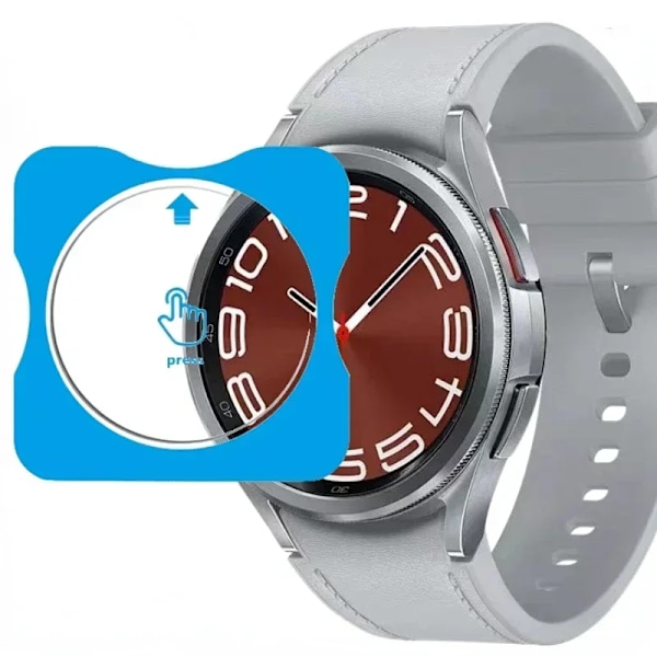 Härdat glasfilm för Samsung Galaxy Watch Ultra 47mm/7 6 5 4 44mm 40mm pro 45mm skyddsfilm för Galaxy 6 4 47mm 43mm 46mm 6 Classic 43mm 2 PCS