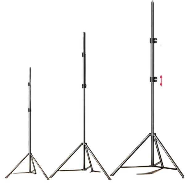 Universellt Stativ Stretchbart Aluminiumlegering Portabel Hållare Justerbar Höjd 55cm/160cm 55cm Tripod Only