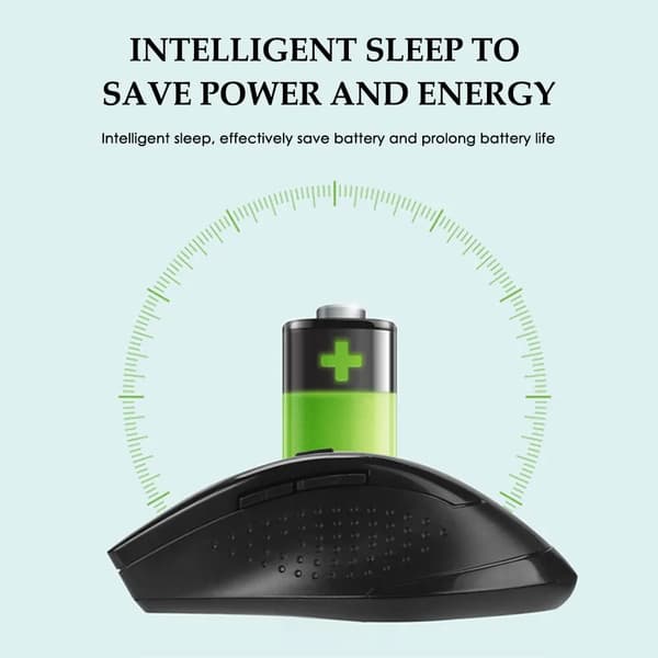 Trådlös mus Mini Silent 2.4G USB datormus optisk möss ljudlös justerbar DPI mus för Windows Mac Linux black