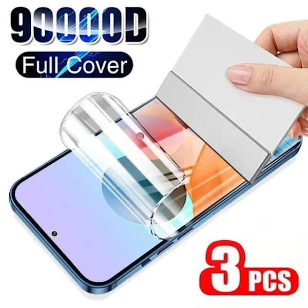 3 st Hydrogel Film för Samsung Galaxy M12 M13 M14 M21 M31S M51 M32 M42 M62 M33 M52 M54 M53 5G Skärmskydd for galaxy M54 5G 3Pcs