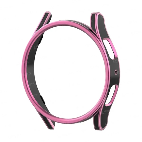 Klockskydd för Samsung Galaxy Watch 4 40mm 44mm 42mm 46mm 45mm, PC Matt Fodral Allround Skyddande Stötfångarskal för Watch5/5Pro Black Pink Galaxy Watch 5 44mm