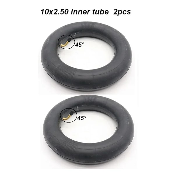 10x2/2,125 10x2,50 innerslang för 10x2 255x80 10x3,0 80/65-6 däck 10 tums elskoter Balanscykeldäck 2pcs 10x2.50 45D