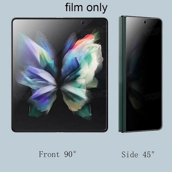 Anti-Spion Tittskydd Hydrogel Film För Samsung Galaxy Z Fold 2 3 4 5 6 SE W23 W24 W25 Mjukt Yttre Inre Skärmskydd Only Inner Film For Galaxy Z Fold 4