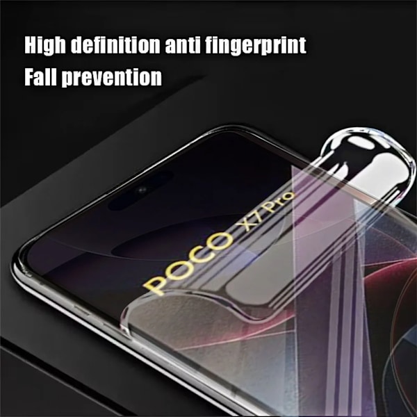 4 st Hydrogel Film för Xiaomi POCO X7 Pro X6 X5 X4 GT X3 NFC M6 M7 Pro Skärmskydd för POCO F7 Ultra F6 Pro F5 C65 C75 Film For POCO F4 4PCS