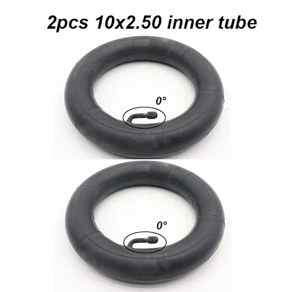 10x2/2,125 10x2,50 innerslang för 10x2 255x80 10x3,0 80/65-6 däck 10 tums elskoter Balanscykeldäck 2pcs 10x2.50 0D