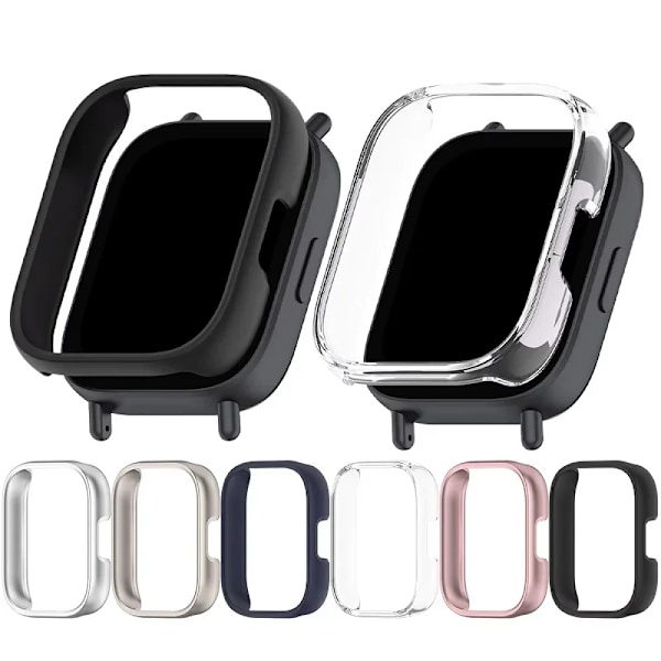 Skyddsfodral + Härdat Glas för Redmi Watch 5 Active/Lite Fodral Skärmskydd för Redmi Watch 5 Active/Lite Fodral Pink Redmi Watch 5 Active