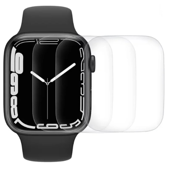 Skärmskyddsfilm för Apple Watch 45mm 41mm 40mm 46mm 42mm 44mm 38mm för mjuk hydrogelfilm iWatch Series 10 SE Ultra 2 49mm 3pcs Series 10 46mm