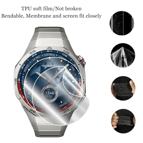 5 ST Repskyddande Skyddsfilm För GT 5 & Pro Tillbehör Skärmskydd För Huawei Watch GT5 & Pro 46mm 42mm 41mm For GT 5 46mm