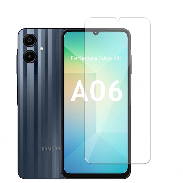 För Samsung Galaxy A06 Glas Samsung A06 Härdat Glas HD Skärmskydd Skyddsfilm A06 Glas Härdad Film Anti-Repor 1 Glass A06