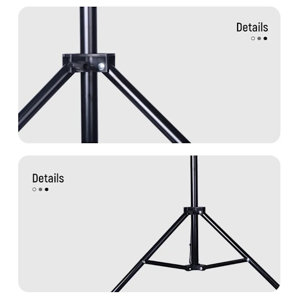 Universellt Stativ Stretchbart Aluminiumlegering Portabel Hållare Justerbar Höjd 55cm/160cm 55cm Tripod Only