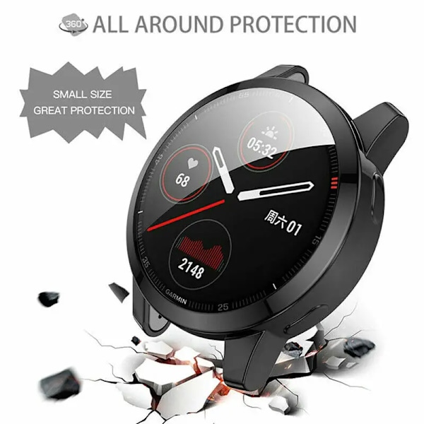 TPU Klockfodral För Garmin Vivoactive 4 4S Venu 2 2S Smart Klockskydd Skärmskydd Skal Skyddsram Stötfångare pink For Garmin Venu 2