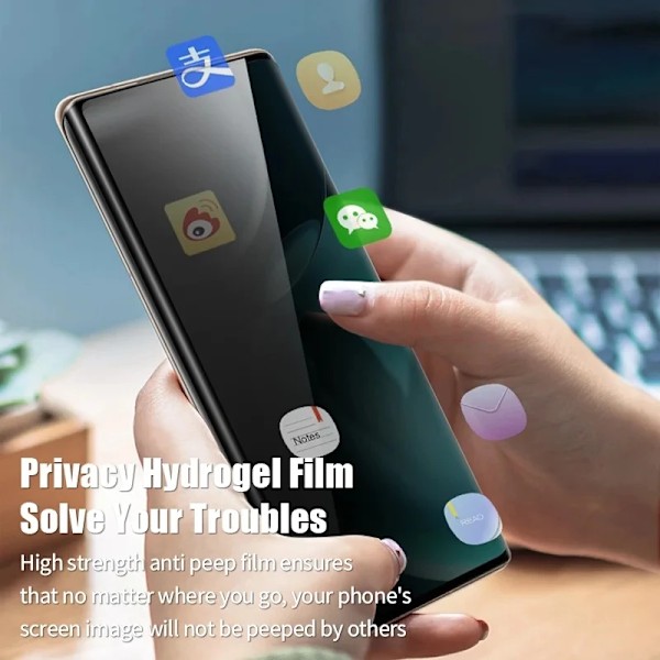 3-pack Anti-spion Hydrogel Film för Motorola Edge 50 30 Ultra Fusion Böjd för Moto X40 X30 S30 Pro Skärmskydd Moto Edge 30 Fusion 3Pcs