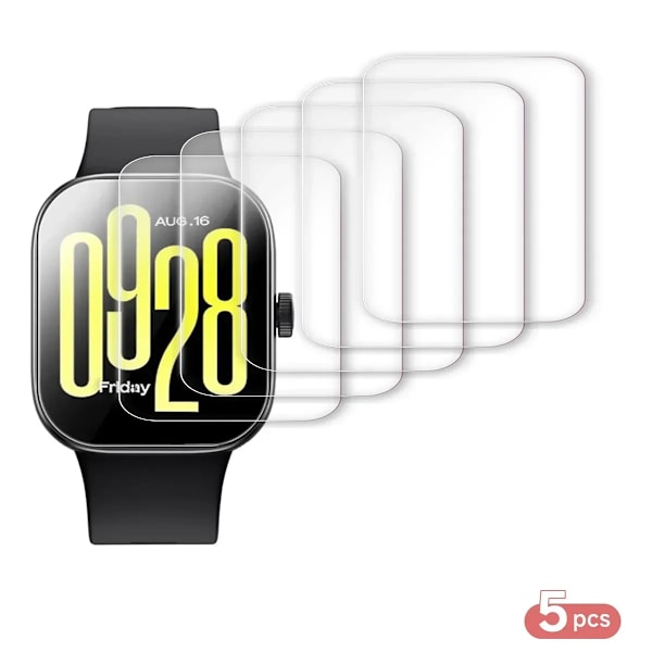 1-5 st Hydrogelfilm för Xiaomi Redmi Watch 5 Smartwatch Tillbehör Böjd Mjukt Skärmskydd Watch 5 Ej Glas 5PCS For Redmi Watch 5