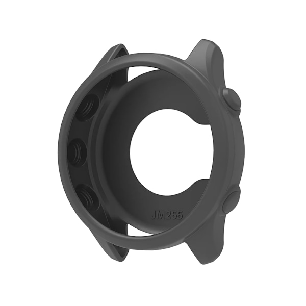 Mjukt silikonskyddsfodral för Garmin Forerunner 255 265 skyddsskal ram stötfångarskydd Dark Gray Forerunner 255 265